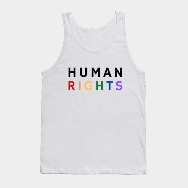 Human Rights Tank Top by 9 Turtles Project